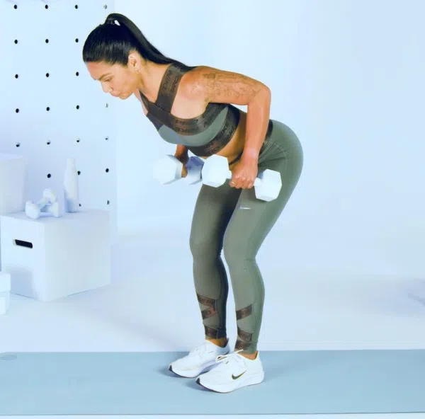 Bent-over row-oefening
